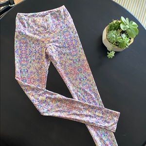Gold sheep sprinkle soft ankle length leggings